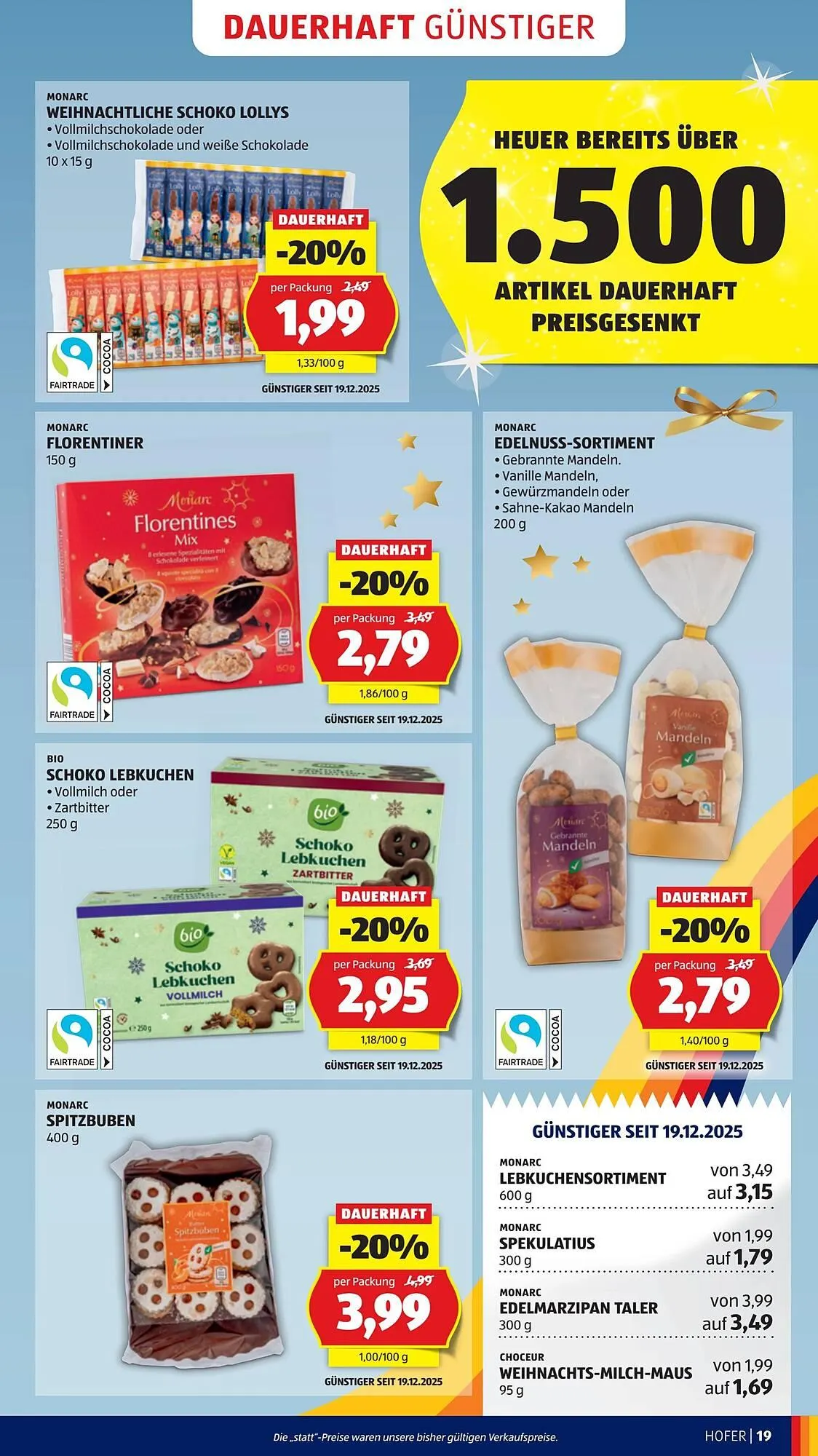 Hofer Flugblatt von 19. Dezember bis 25. Dezember 2025 - Flugblätt seite  25