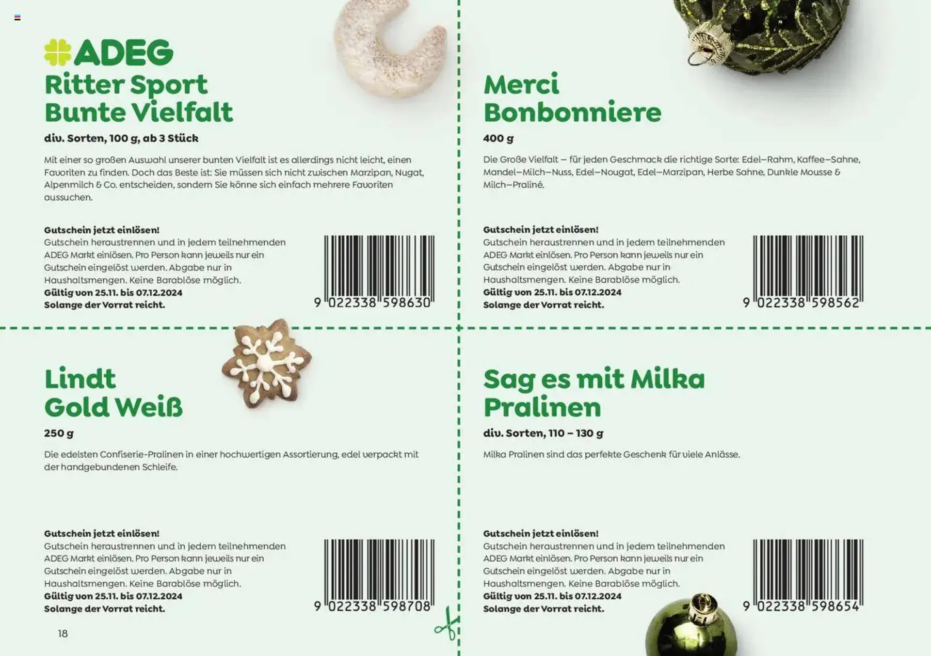 ADEG Flugblatt von 25. November bis 7. Dezember 2024 - Flugblätt seite 18