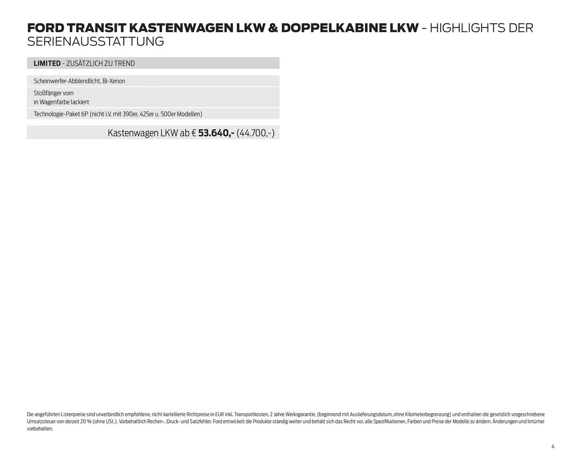 Ford Flugblatt von 24. September bis 3. Februar 2026 - Flugblätt seite  4