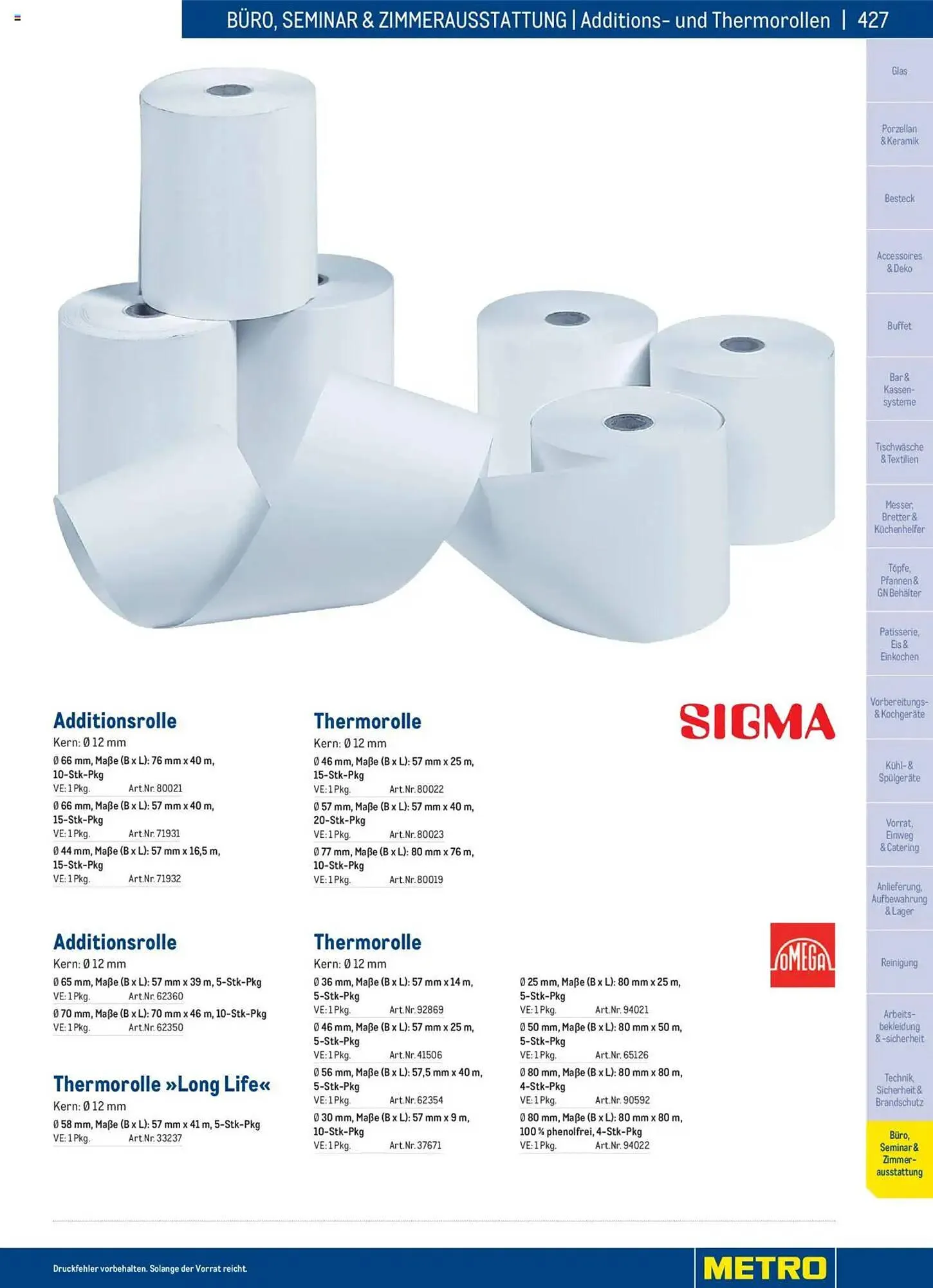 Metro Flugblatt von 2. Dezember bis 31. Dezember 2025 - Flugblätt seite  427