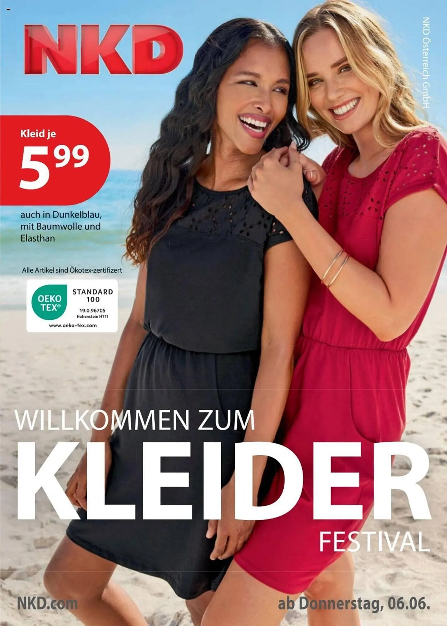 NKD Flugblatt von 6. Juni bis 25. Juli 2024 - Flugblätt seite 1