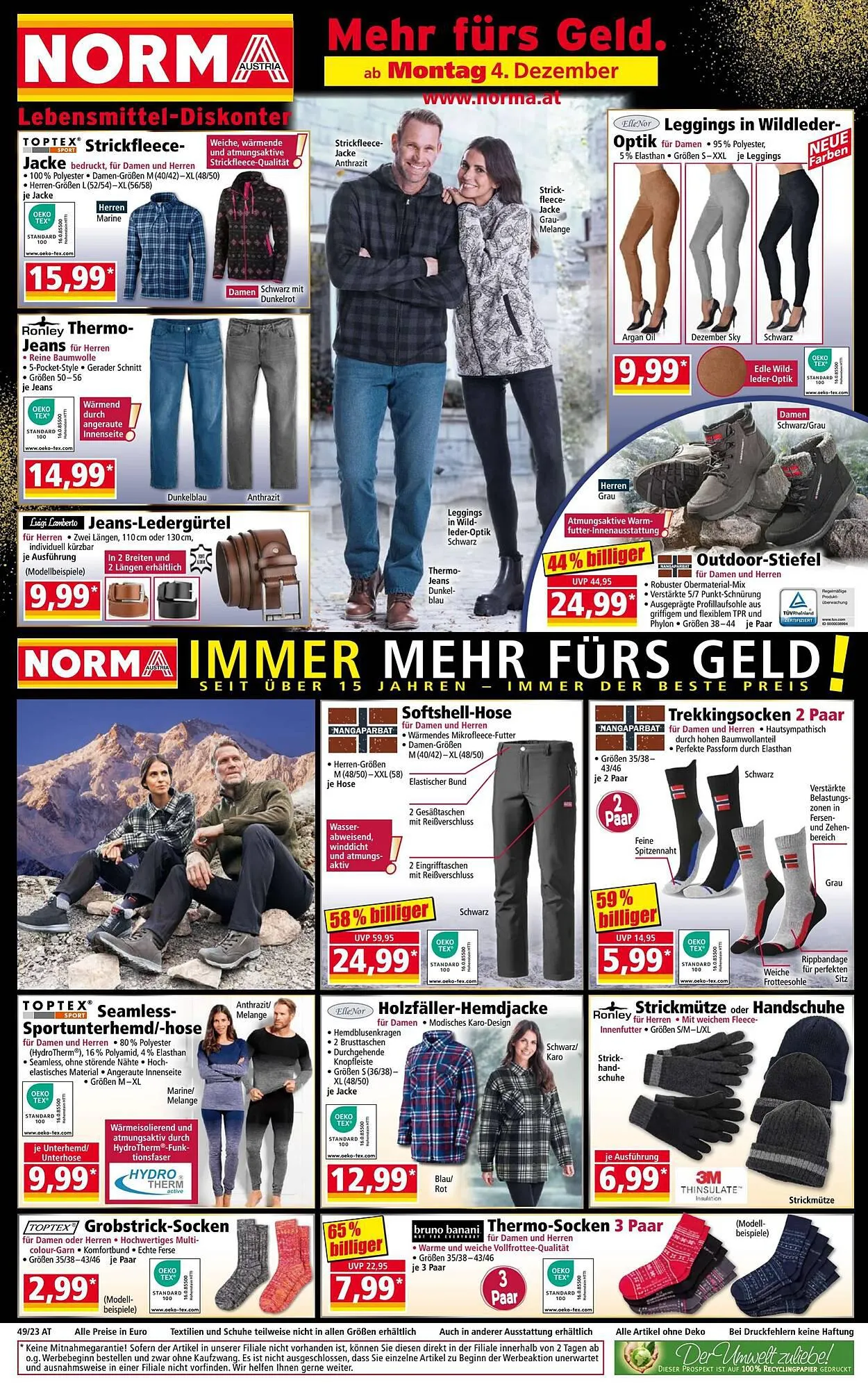 Norma Flugblatt von 3. Dezember bis 9. Dezember 2023 - Flugblätt seite  1