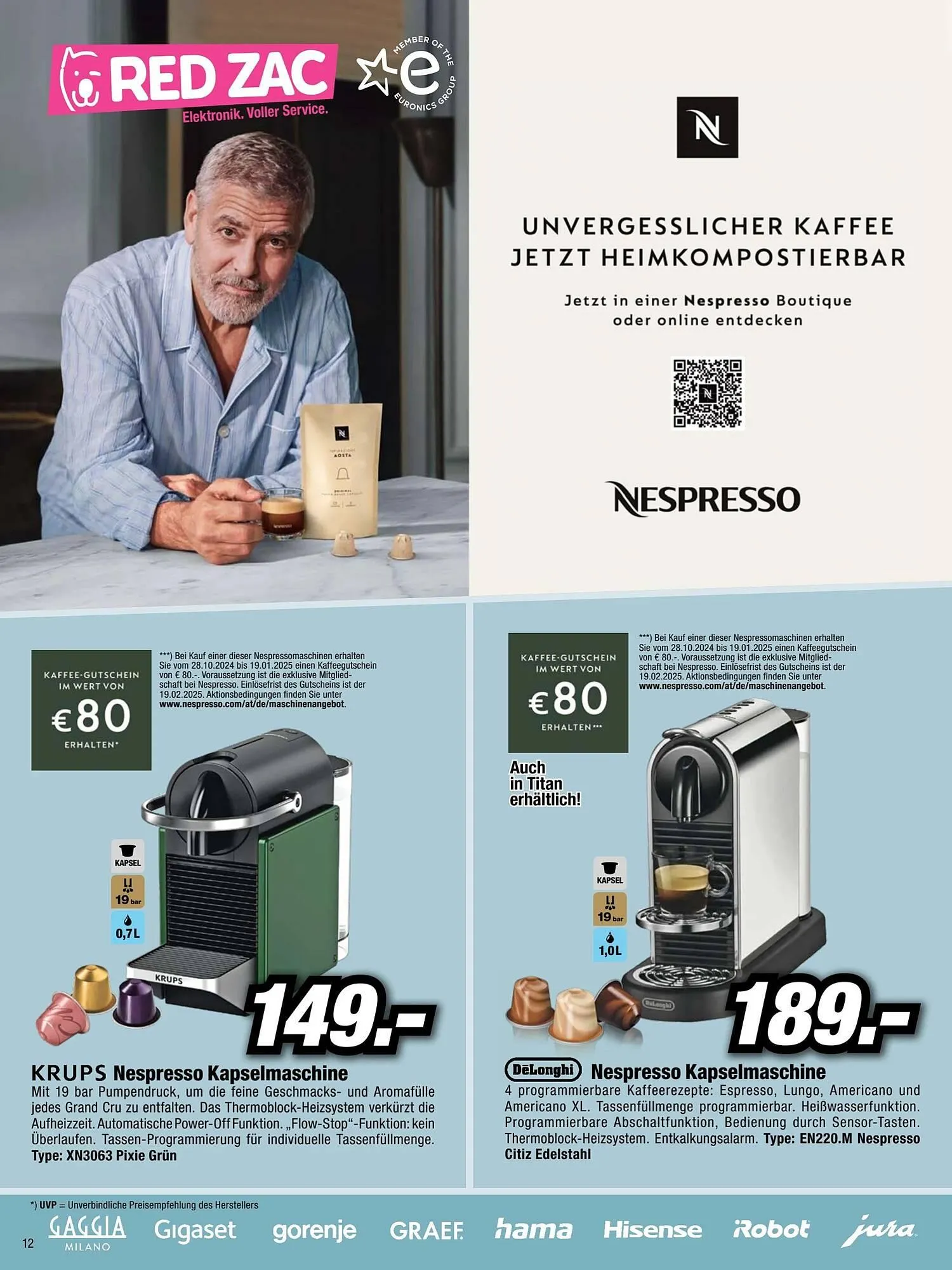 Red Zac Flugblatt von 24. November bis 12. Dezember 2024 - Flugblätt seite 12