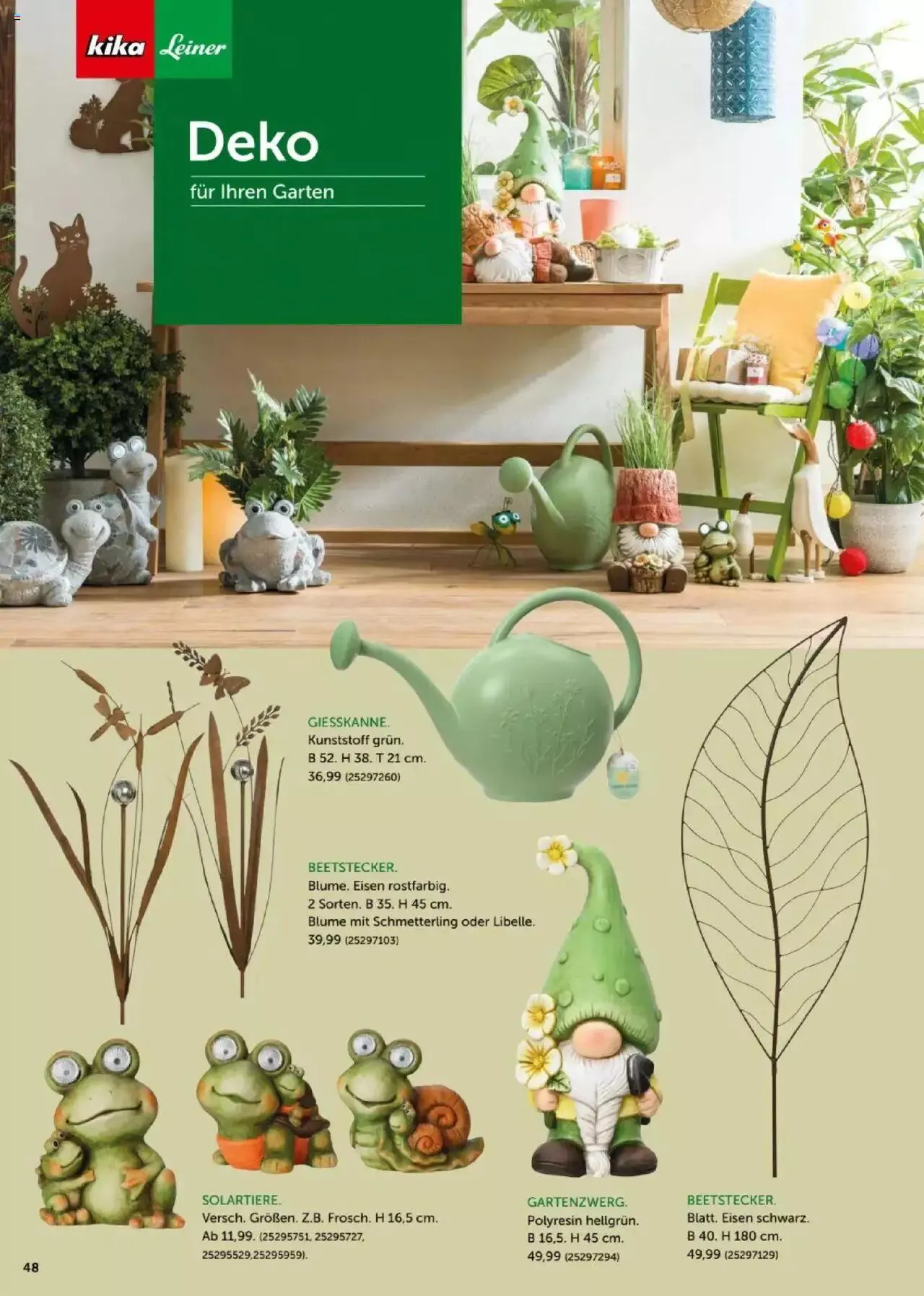 Leiner Garten Katalog 2024 von 4. März bis 30. September 2024 - Flugblätt seite 48