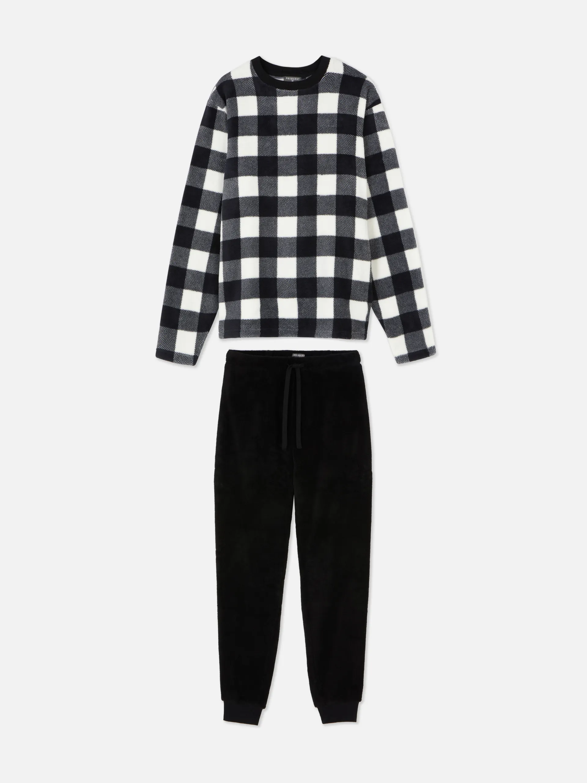 Langer Fleece-Schlafanzug