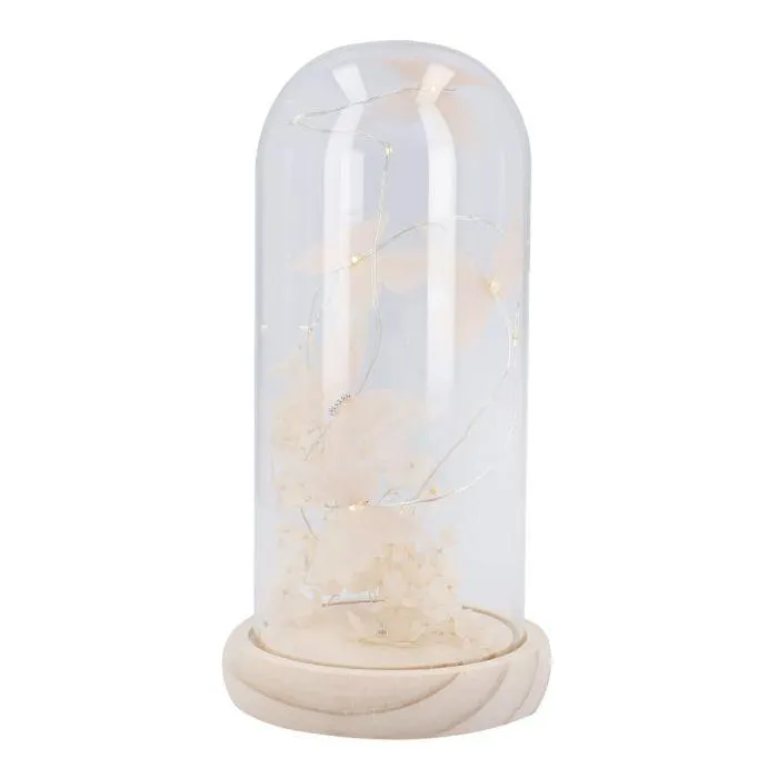 LED-Glocke Schmetterling, rosa, 22 cm