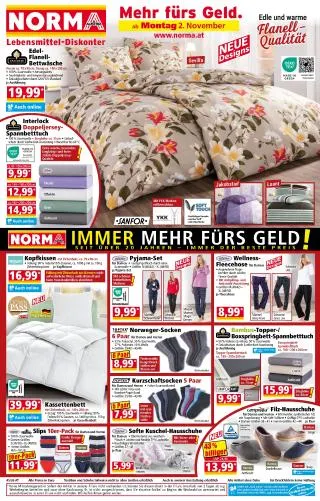 Norma Flugblatt von 2. November bis 8. November 2026 - Flugblätt seite  1