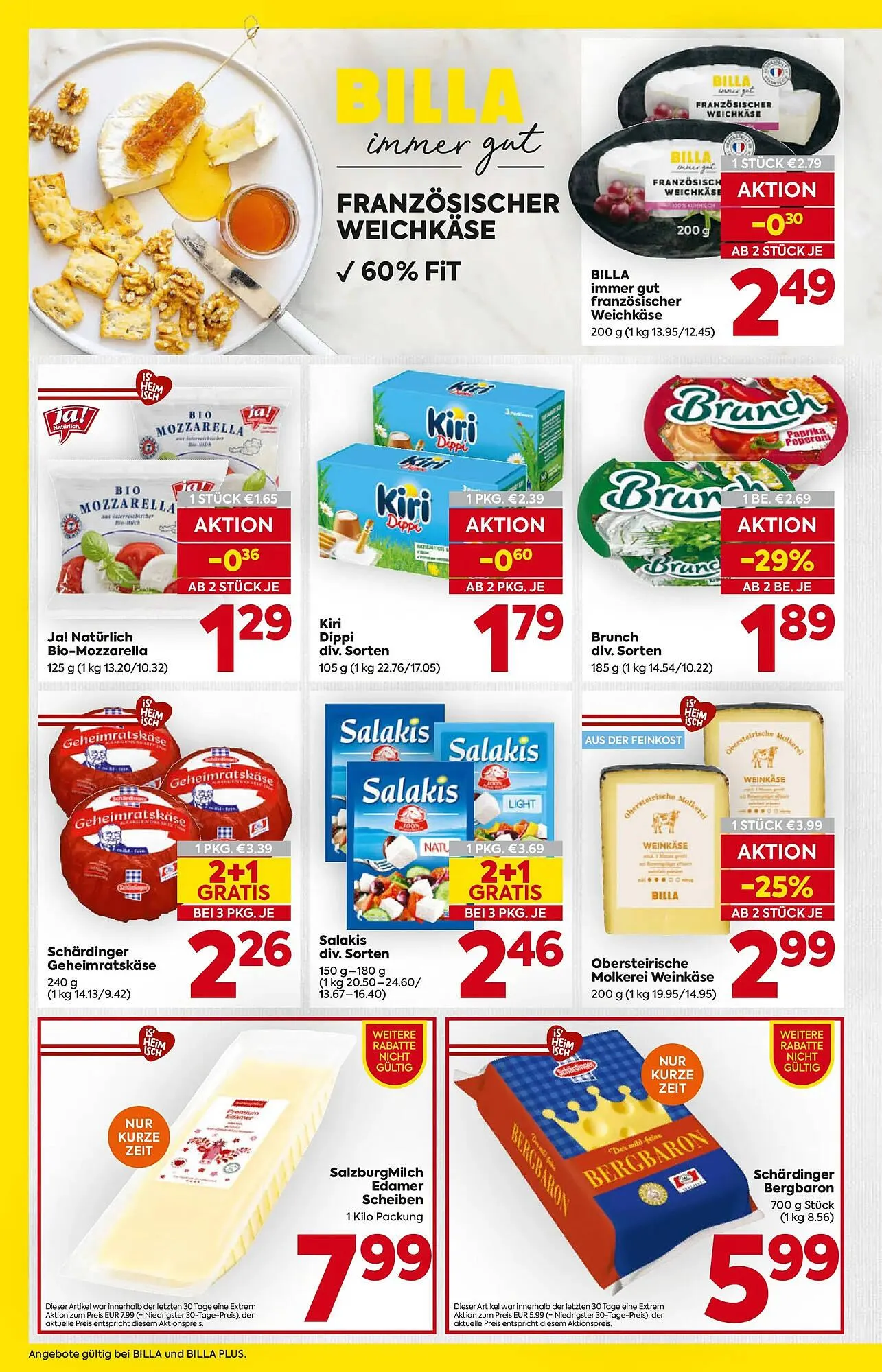 Billa Flugblatt von 15. Jänner bis 21. Jänner 2026 - Flugblätt seite  10