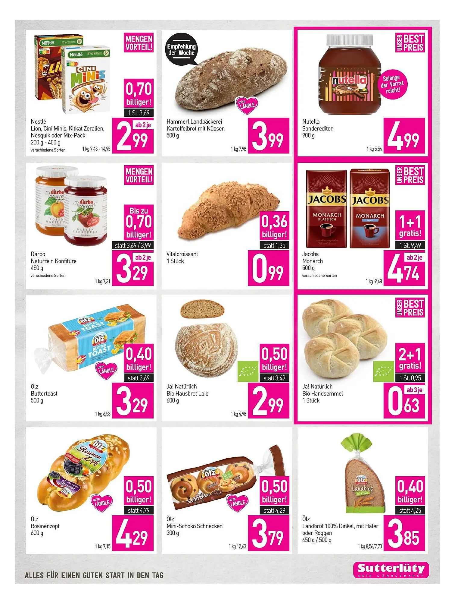 Sutterlüty Flugblatt von 21. September bis 26. September 2023 - Flugblätt seite 3