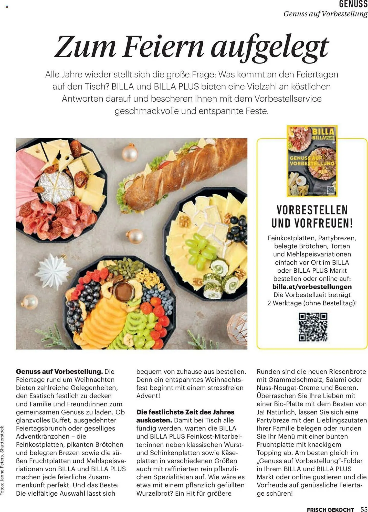 Billa Flugblatt von 1. Dezember bis 31. Dezember 2023 - Flugblätt seite  55