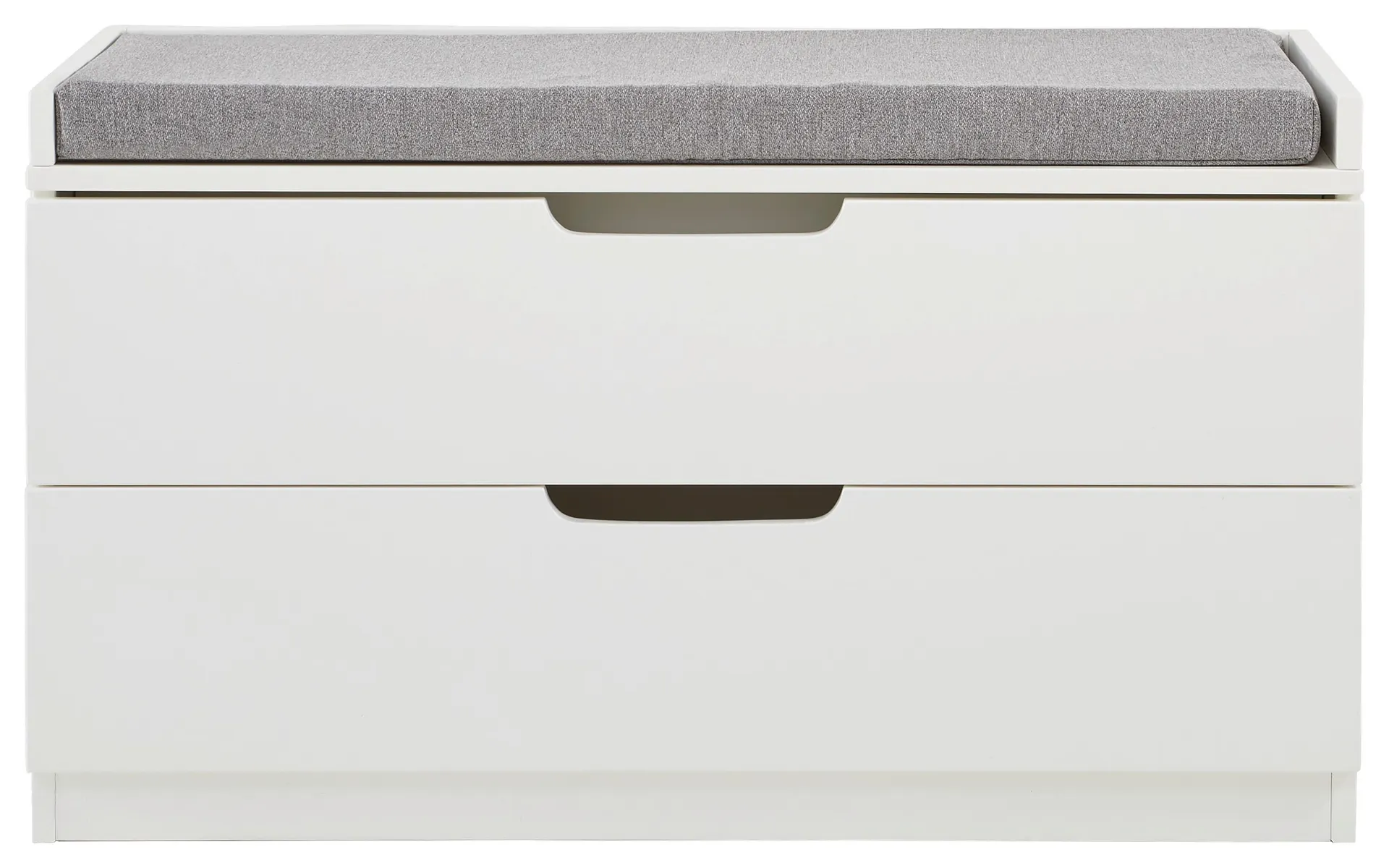 Vestario B: 80cm + Laden, Weiß/Grau