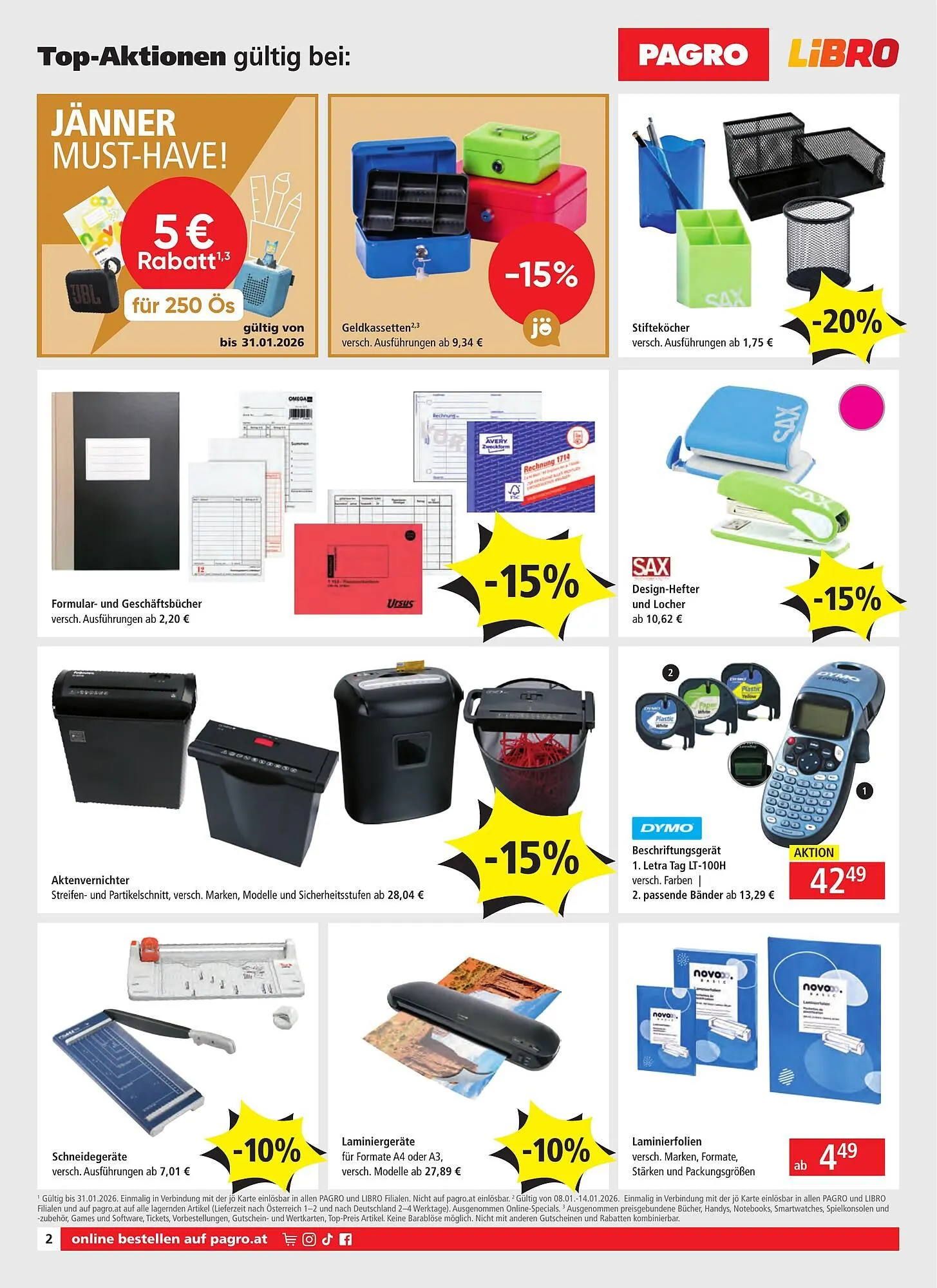 Pagro Diskont Flugblatt von 8. Jänner bis 14. Jänner 2026 - Flugblätt seite  2