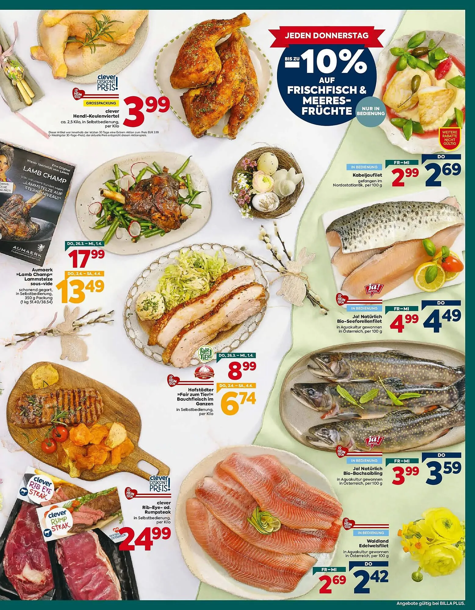 Billa Flugblatt von 26. März bis 4. April 2026 - Flugblätt seite  9