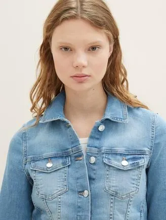 Jeansjacke mit Bio-Baumwolle