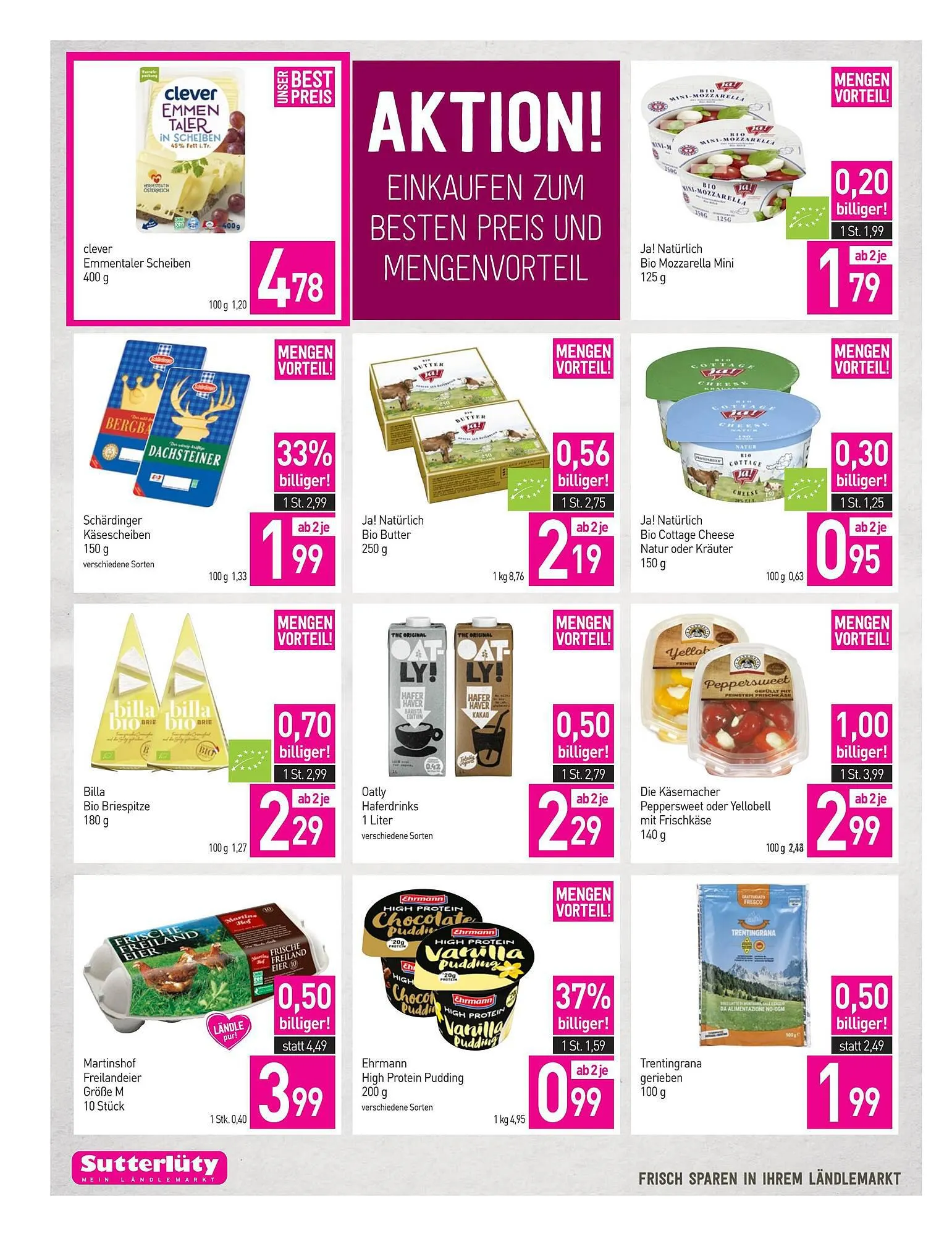 Sutterlüty Flugblatt von 31. August bis 6. September 2023 - Flugblätt seite 4