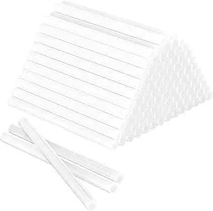 Relota Heißklebesticks, Heißklebestifte Transparente Schnelltrocknend für Heißklebepistole (7mm*100mm (100Pcs))