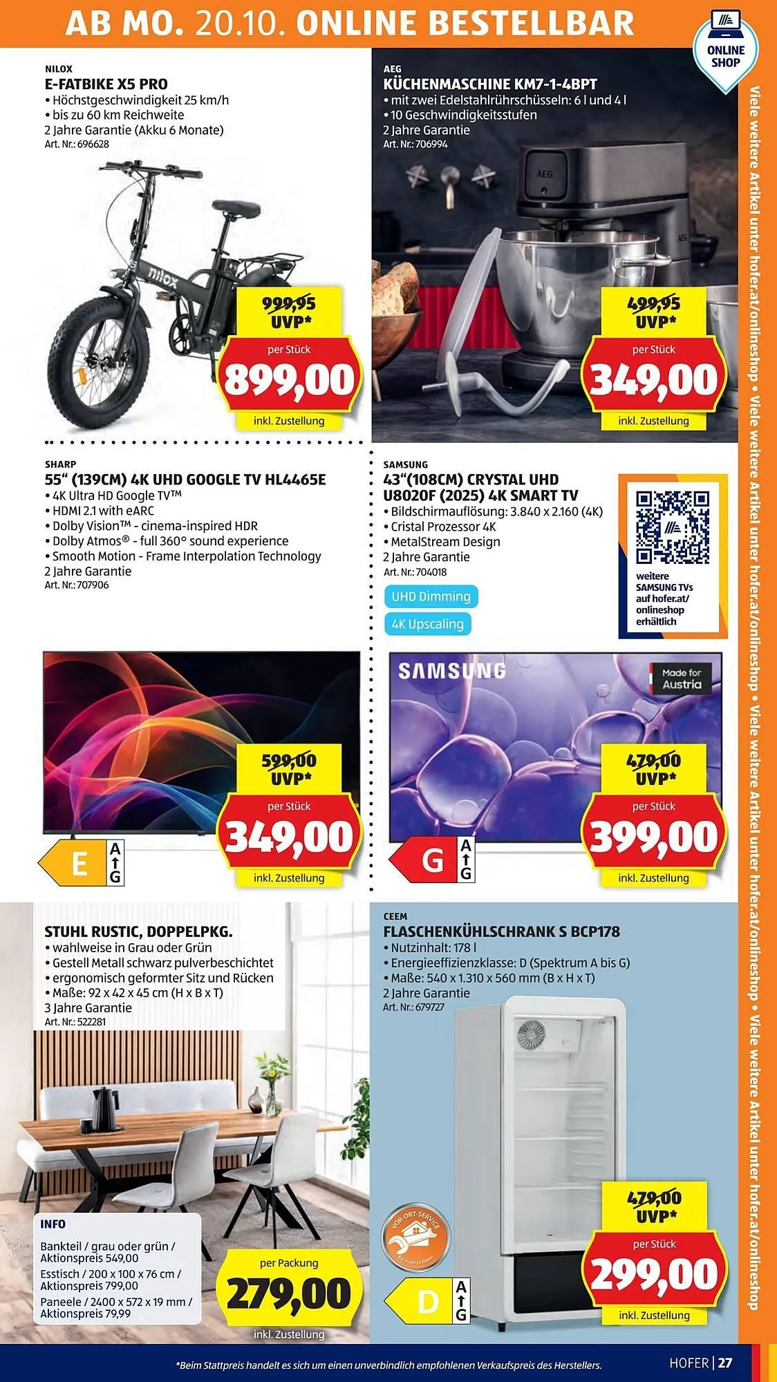 Hofer Flugblatt von 17. Oktober bis 23. Oktober 2025 - Flugblätt seite  31