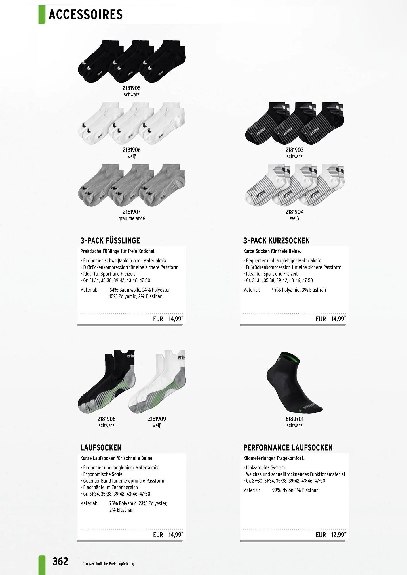 ERIMA Flugblatt von 2. Jänner bis 31. Dezember 2024 - Flugblätt seite 362