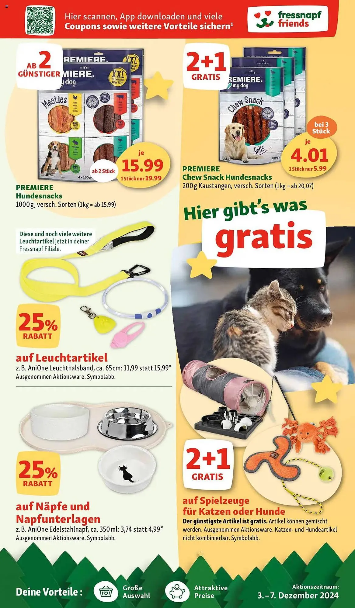 Fressnapf Flugblatt von 3. Dezember bis 7. Dezember 2024 - Flugblätt seite 5