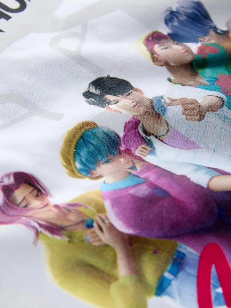 Weiß - KPOP Demon Hunters – T-Shirt (6–16 J.)