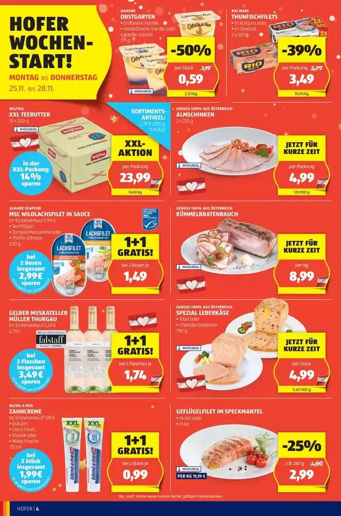 Blättern Sie online im HOFER Flugblatt von 20. November bis 4. Dezember 2024 - Flugblätt seite  6
