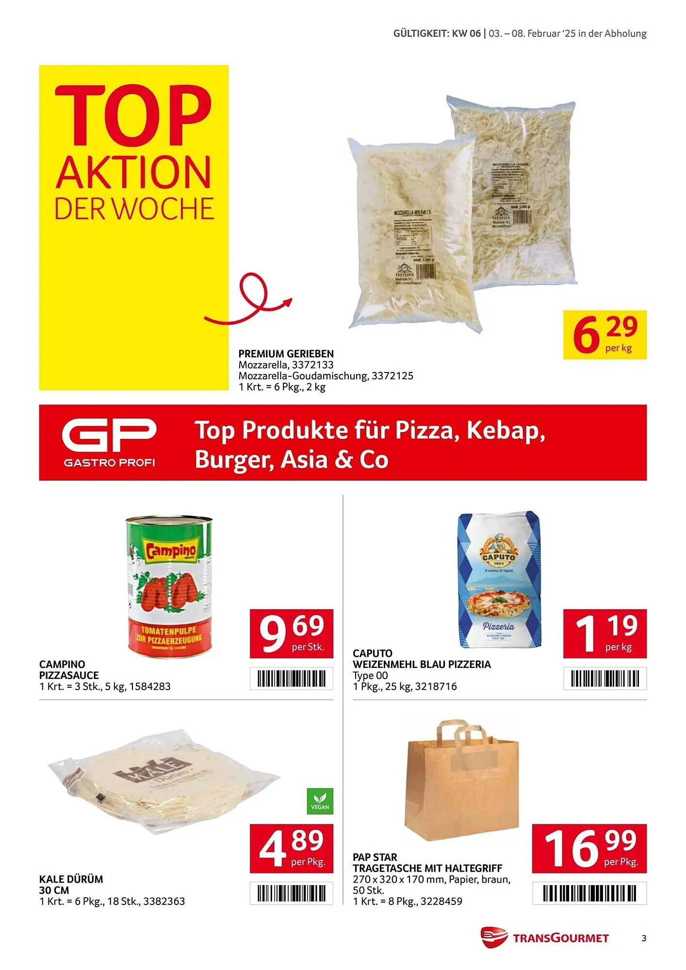Transgourmet Flugblatt von 3. Februar bis 9. Februar 2025 - Flugblätt seite  3