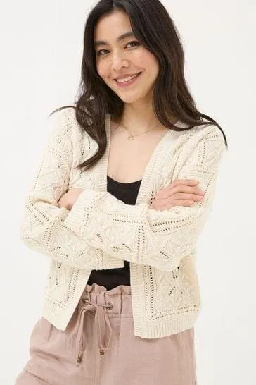 FatFace Annabelle Patchwork-Strickjacke