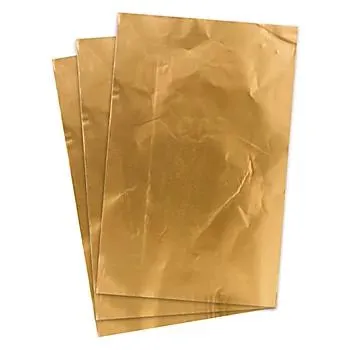 folia Prägefolie, gold, 18,5 x 29 cm, 3 Blatt