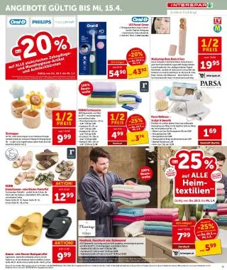 INTERSPAR Flugblatt von 26. März bis 8. April 2026 - Flugblätt seite  25