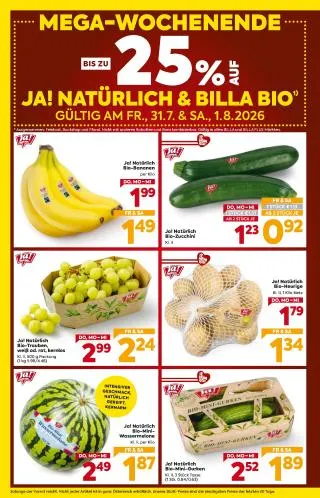 BILLA PLUS Flugblatt von 30. Juli bis 5. August 2026 - Flugblätt seite 2
