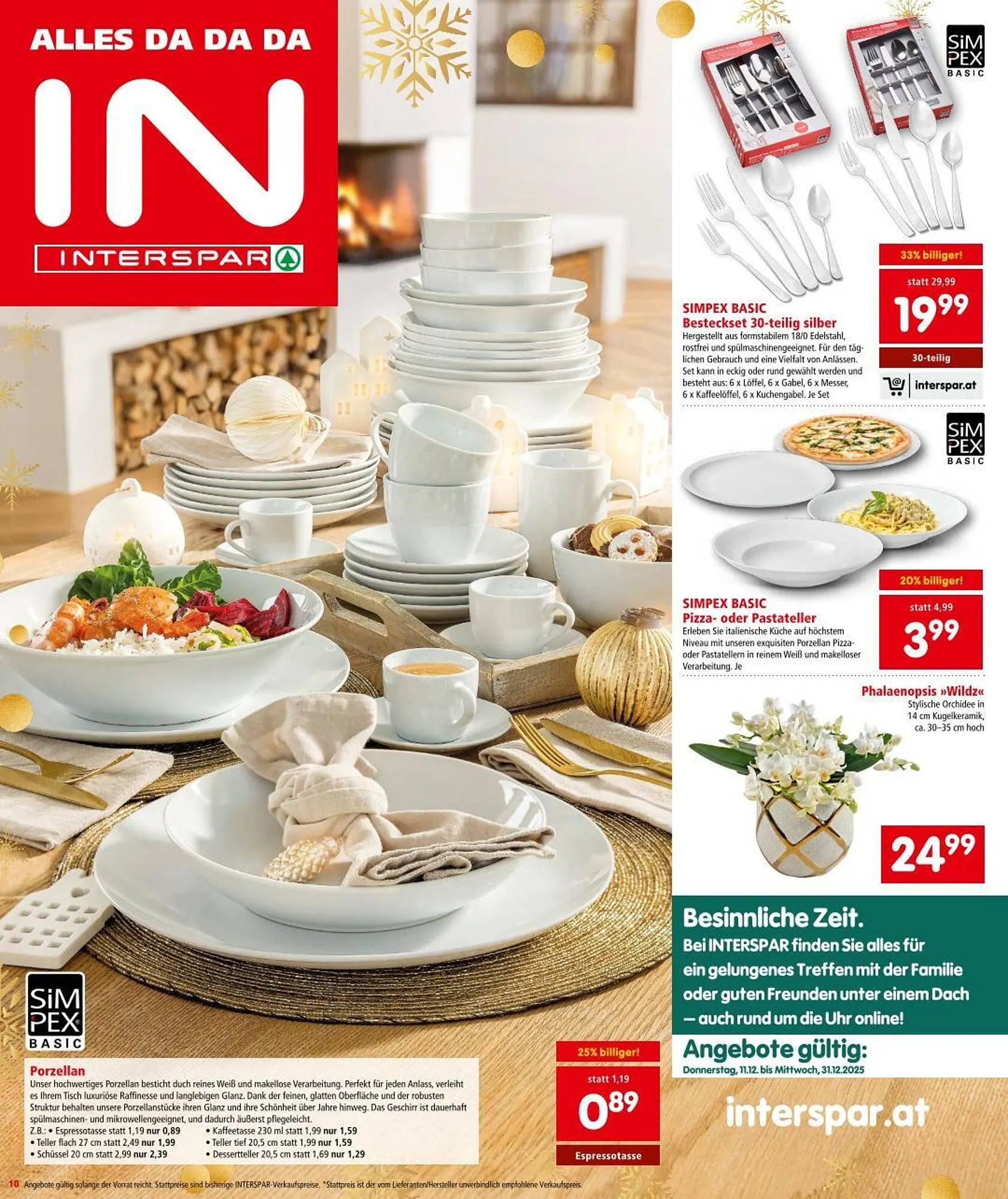 Interspar Flugblatt von 11. Dezember bis 17. Dezember 2025 - Flugblätt seite  10