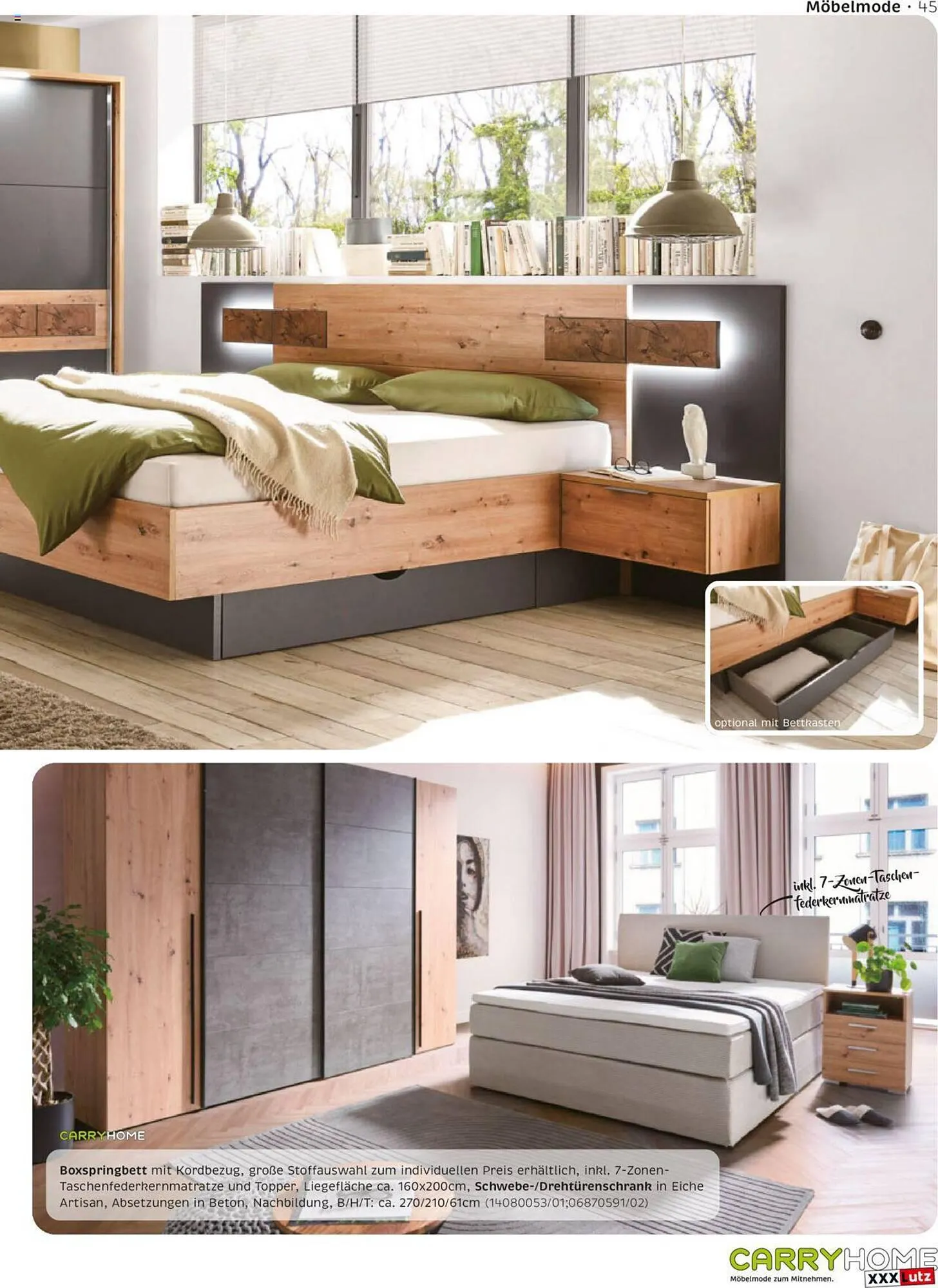 XXXLutz Flugblatt von 5. Juli bis 31. Mai 2024 - Flugblätt seite 45