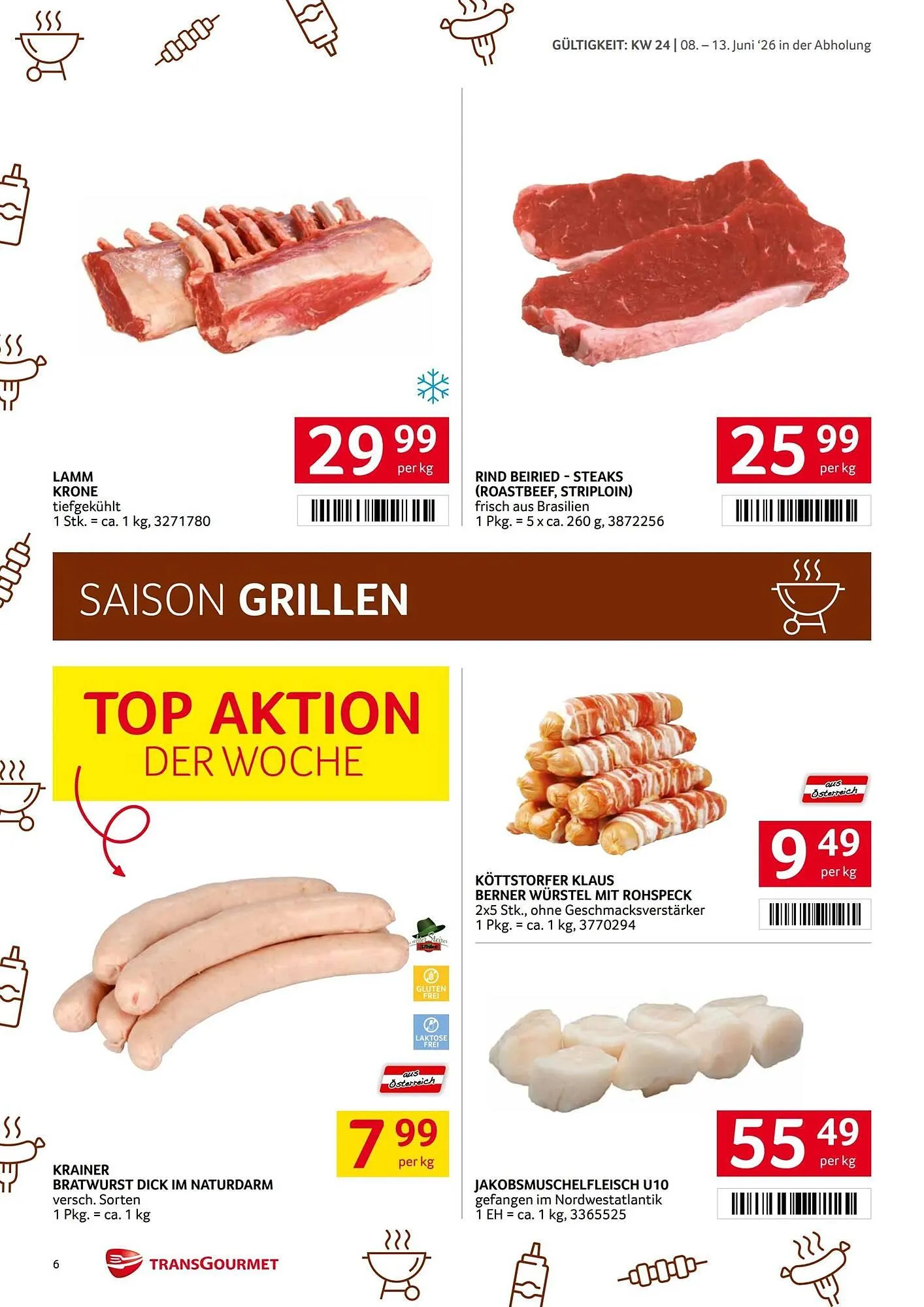 Transgourmet Flugblatt von 8. Juni bis 13. Juni 2026 - Flugblätt seite 6