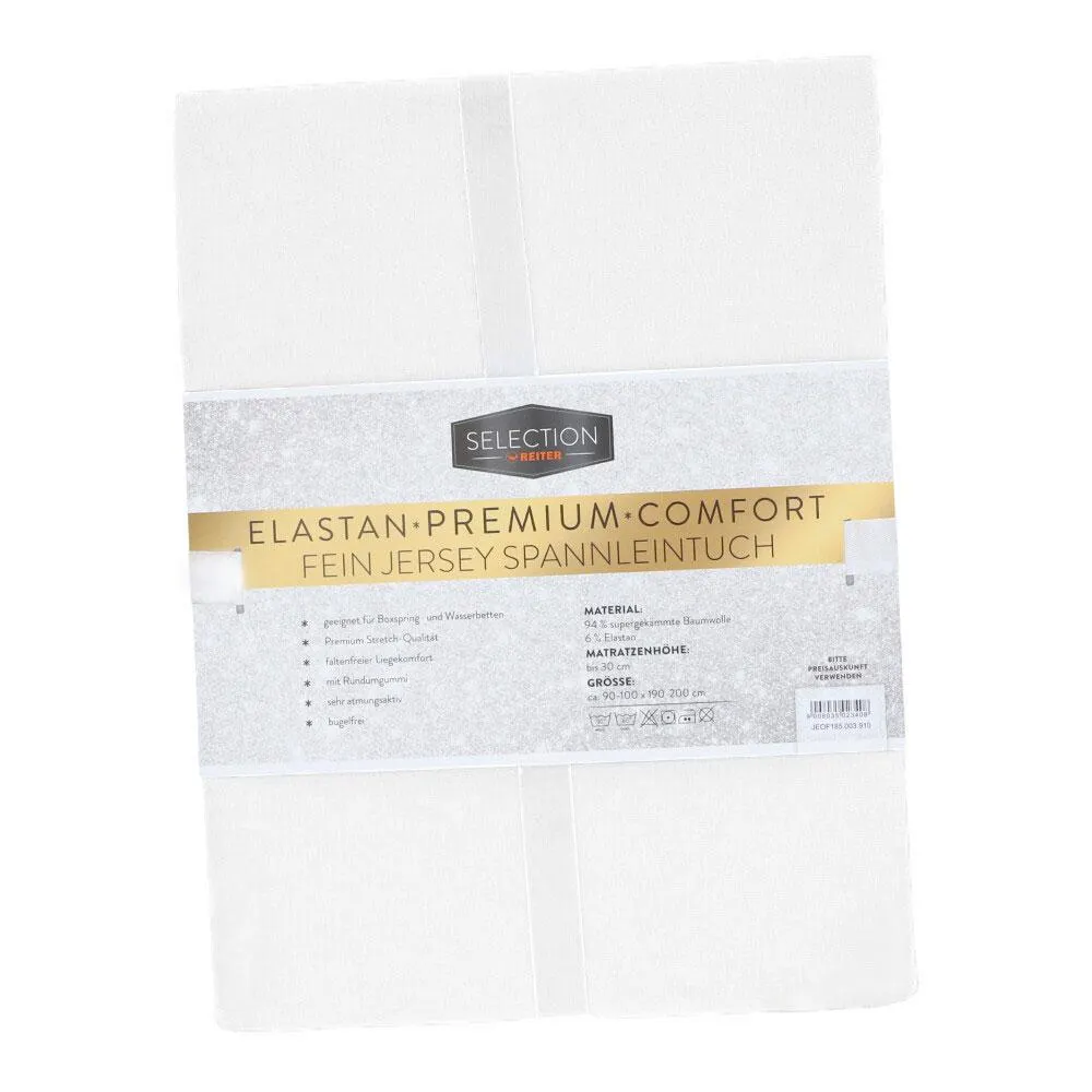 Jerseleintuch mit Elastan