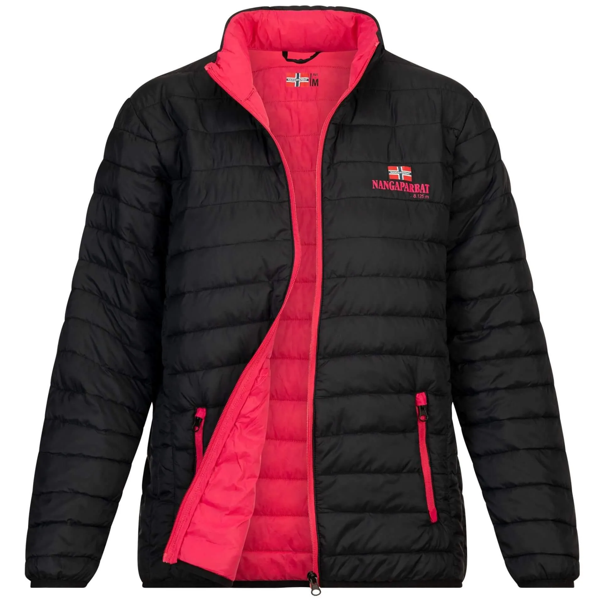 Damen Jacke "Nangaparbat", Schwarz-Magenta