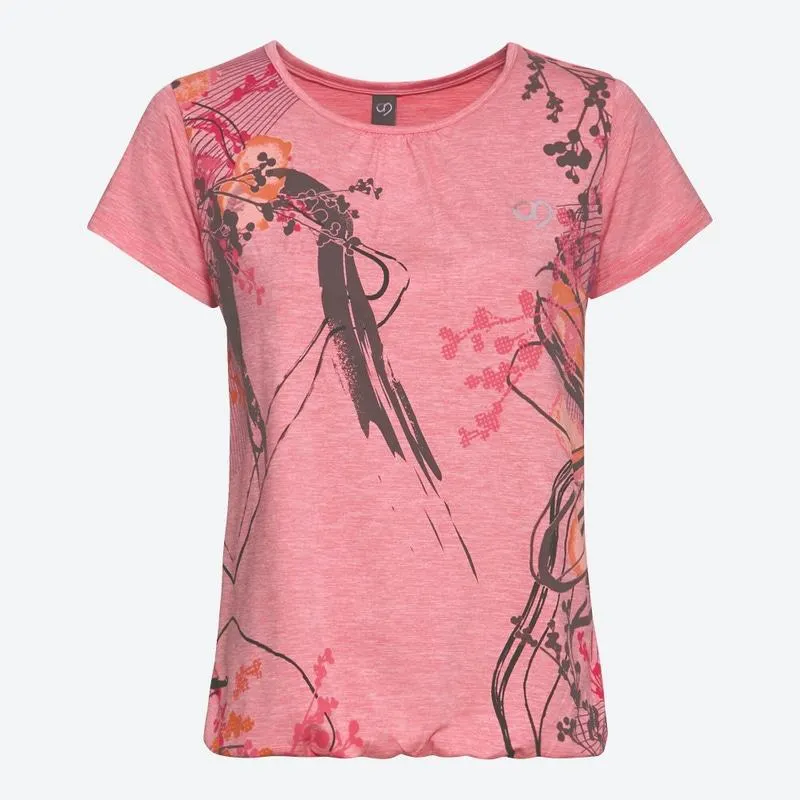 Damen-Funktions-T-Shirt mit Frontaufdruck