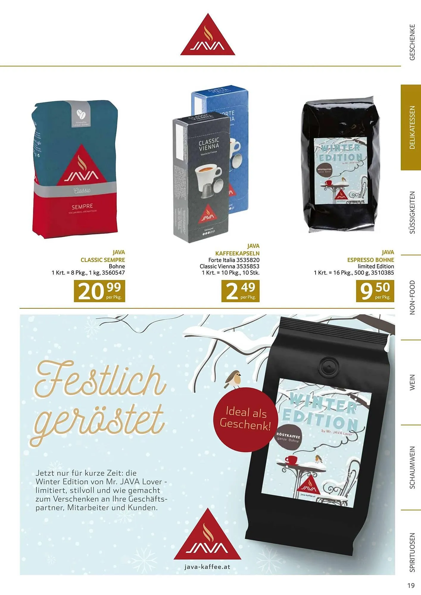 Transgourmet Flugblatt von 13. Oktober bis 24. Dezember 2025 - Flugblätt seite  19