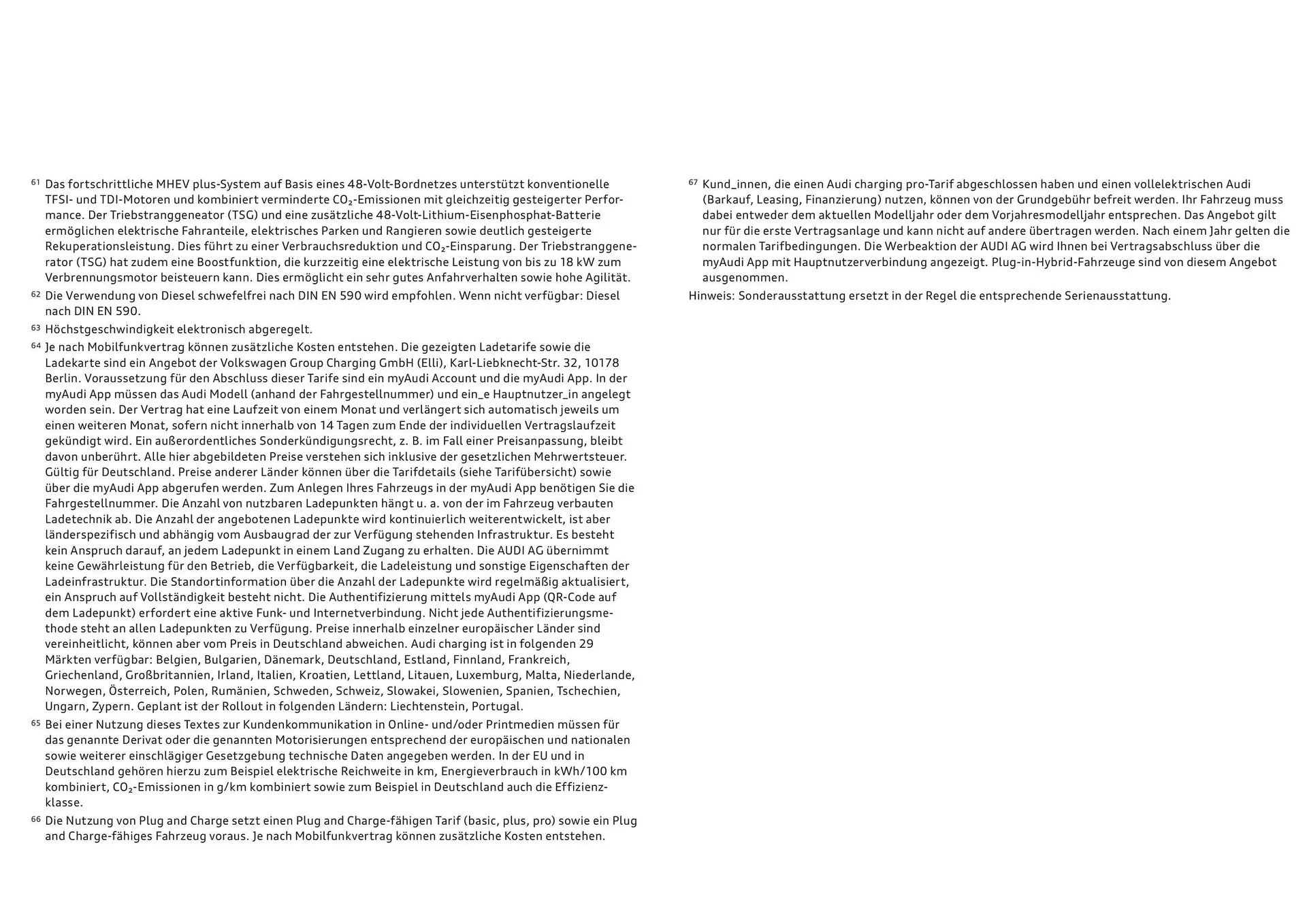 Audi Flugblatt von 20. November bis 22. Juli 2026 - Flugblätt seite  128