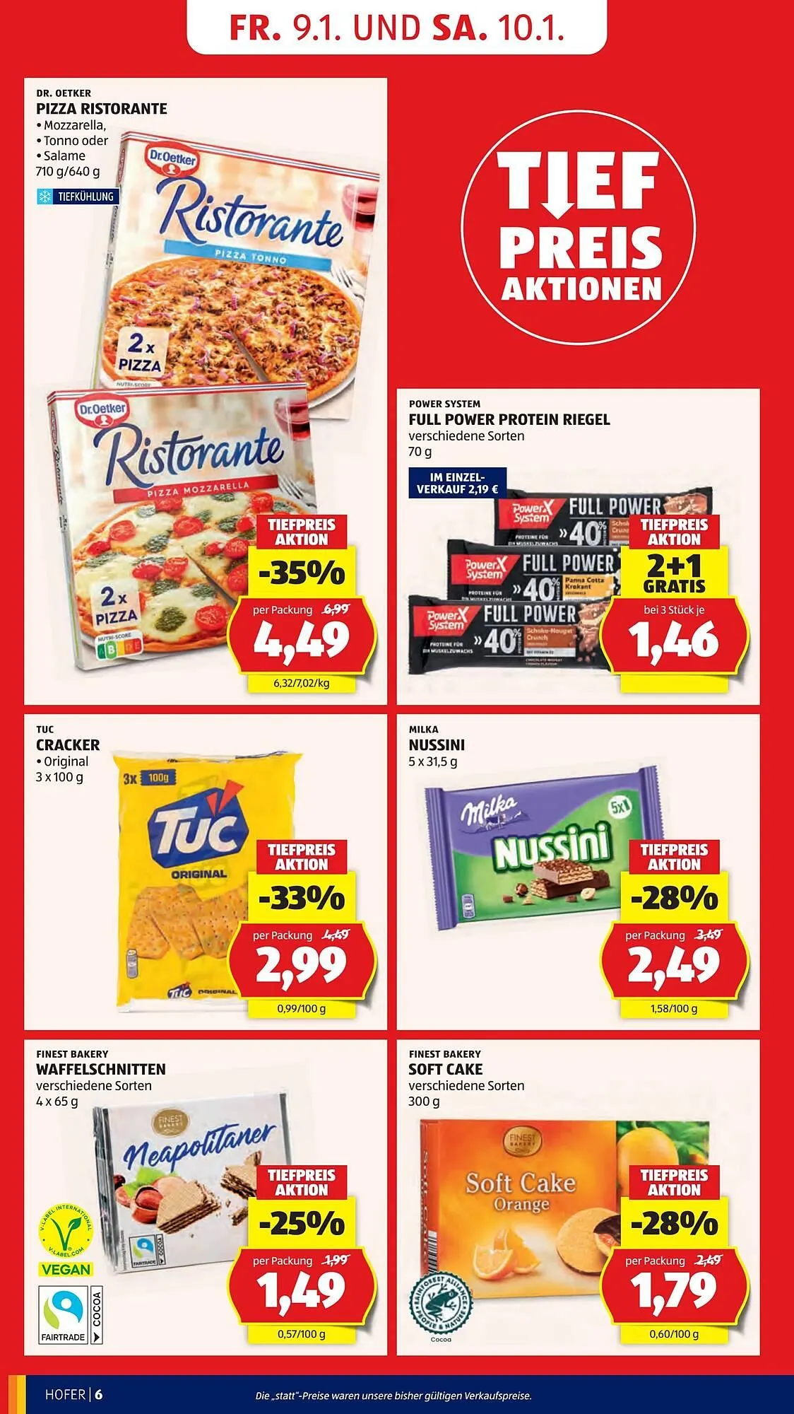 Hofer Flugblatt von 9. Jänner bis 15. Jänner 2026 - Flugblätt seite  8