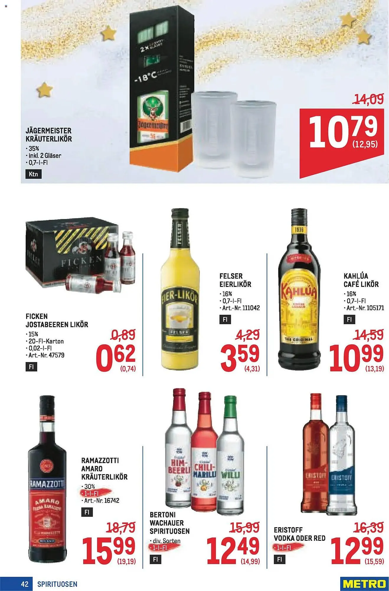 Metro Flugblatt von 27. November bis 10. Dezember 2025 - Flugblätt seite  42