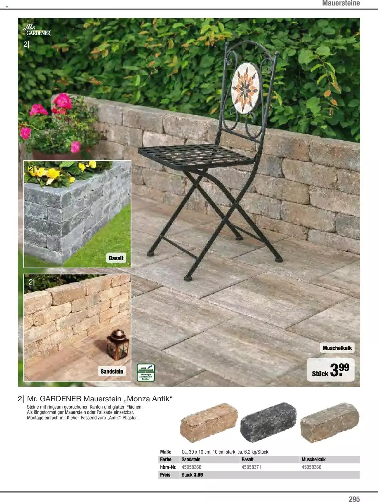 Hagebau Gartenjahr 2023 von 7. März bis 31. Dezember 2023 - Flugblätt seite 295