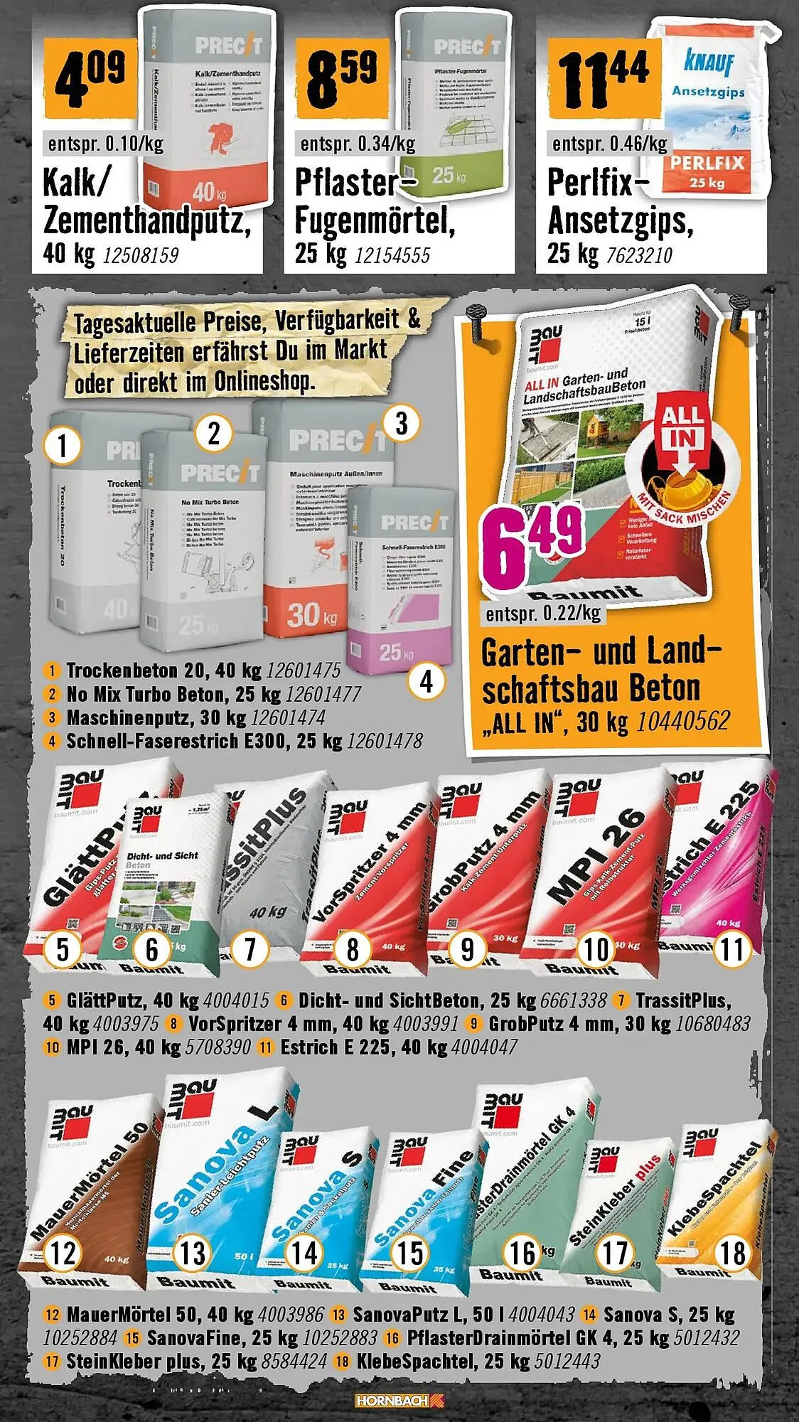 Hornbach Flugblatt von 4. März bis 1. April 2026 - Flugblätt seite  32