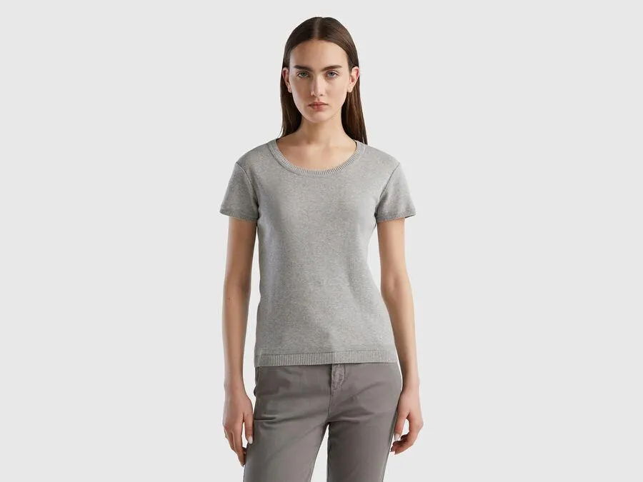 Jersey de manga corta de 100 % algodón