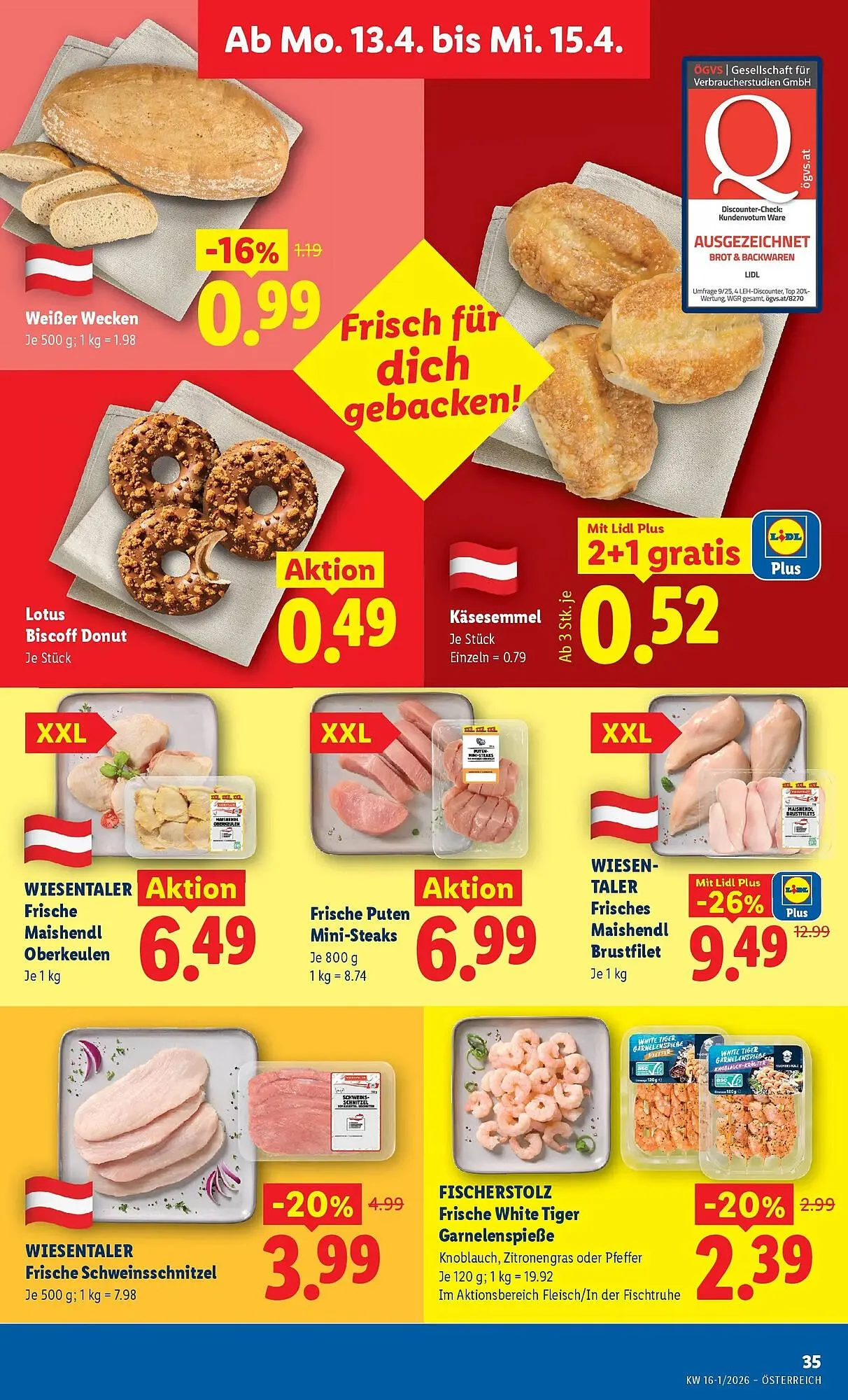 Lidl Flugblatt von 9. April bis 16. April 2026 - Flugblätt seite  38