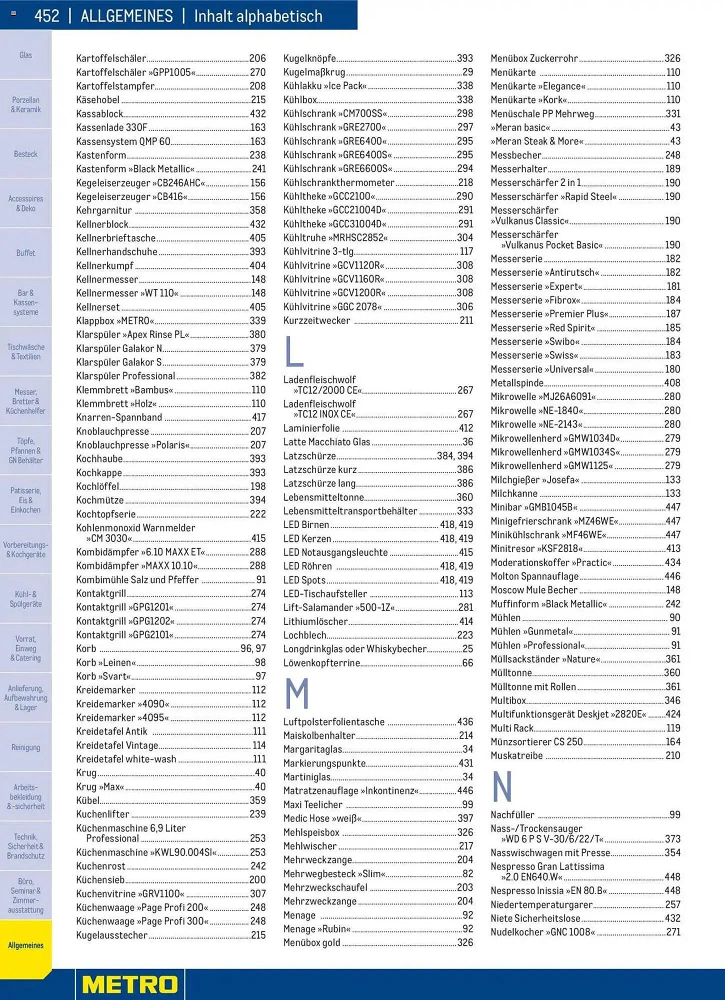 Metro Flugblatt von 2. Dezember bis 31. Dezember 2025 - Flugblätt seite  452