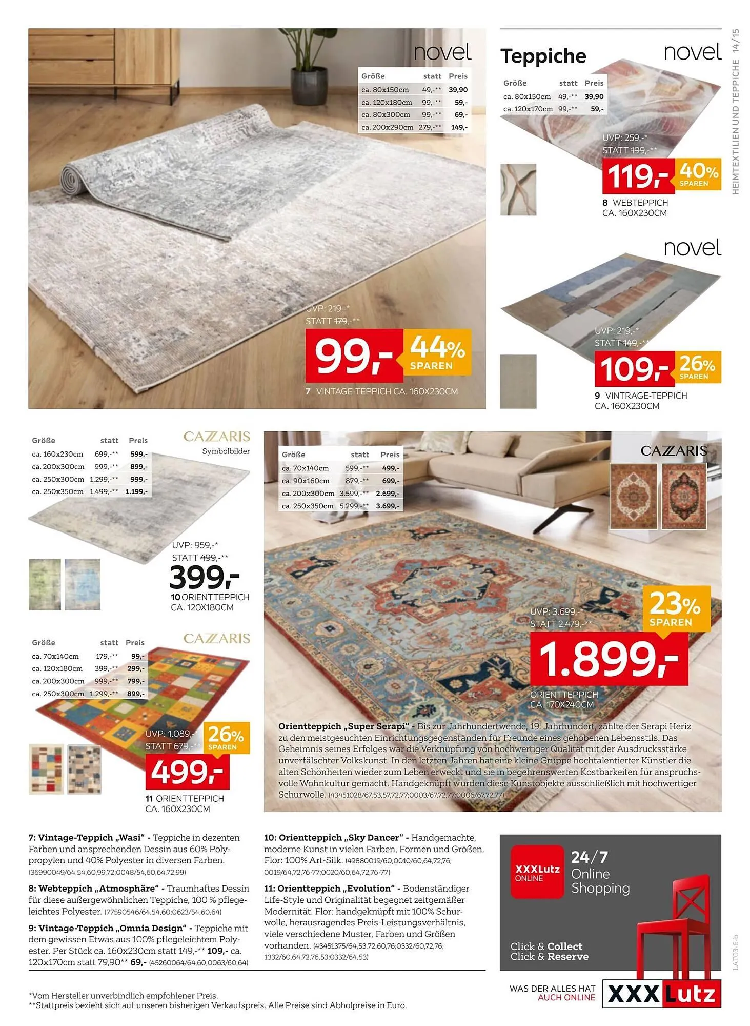 XXXLutz Prospekt von 4. März bis 10. März 2026 - Flugblätt seite  15