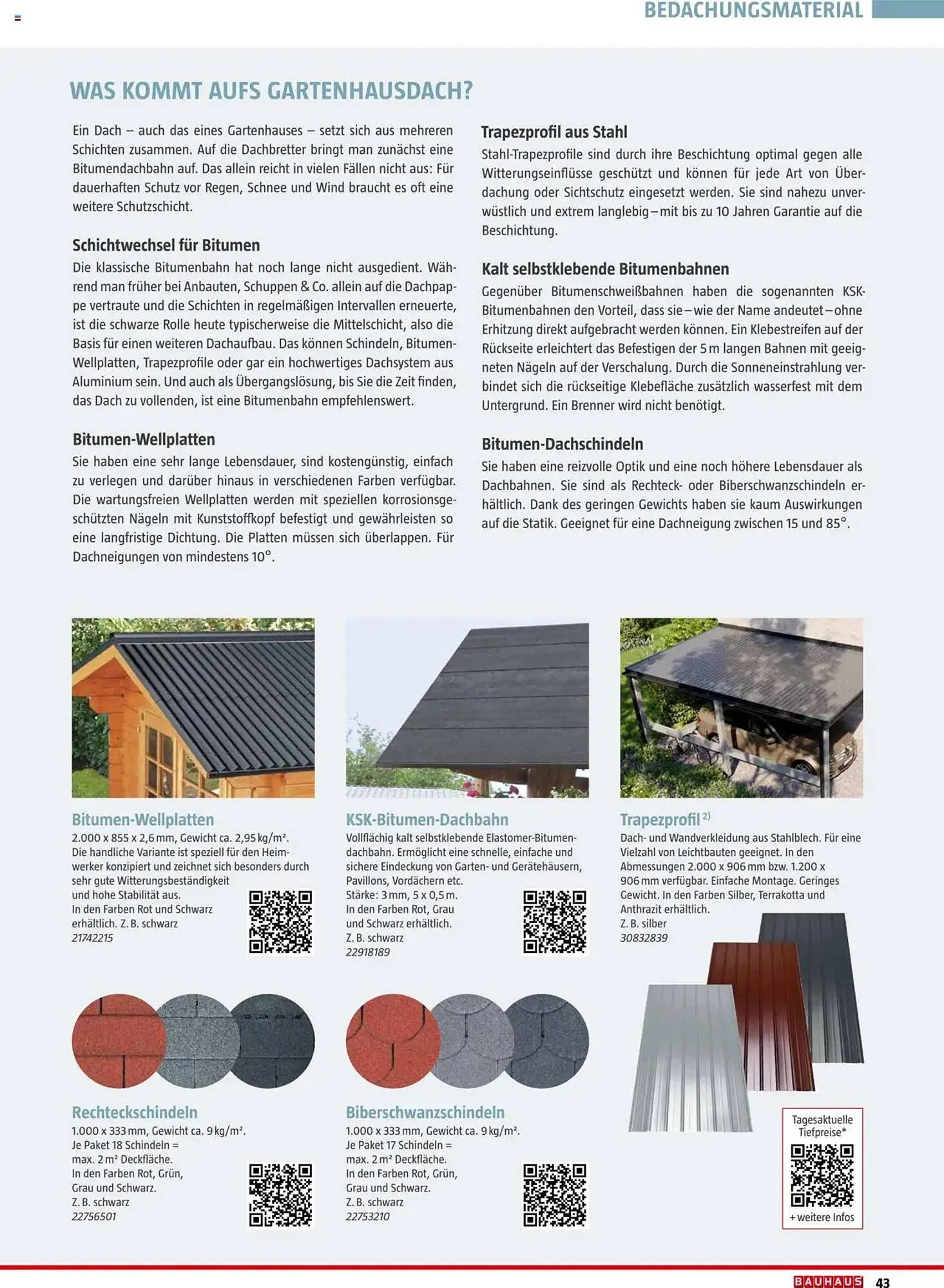 Bauhaus Flugblatt von 4. März bis 31. Dezember 2025 - Flugblätt seite  43