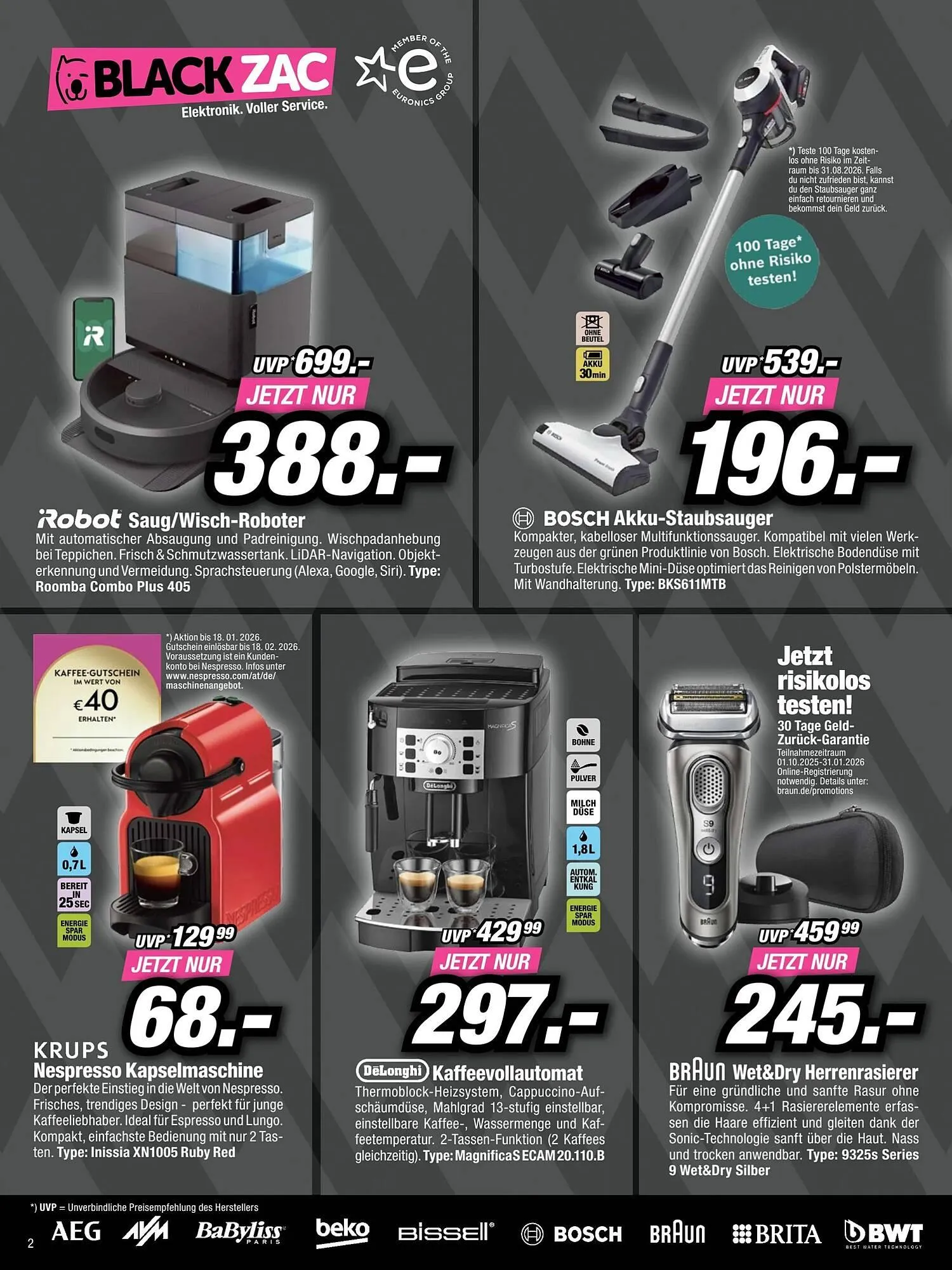 Red Zac Flugblatt von 23. November bis 11. Dezember 2025 - Flugblätt seite  2