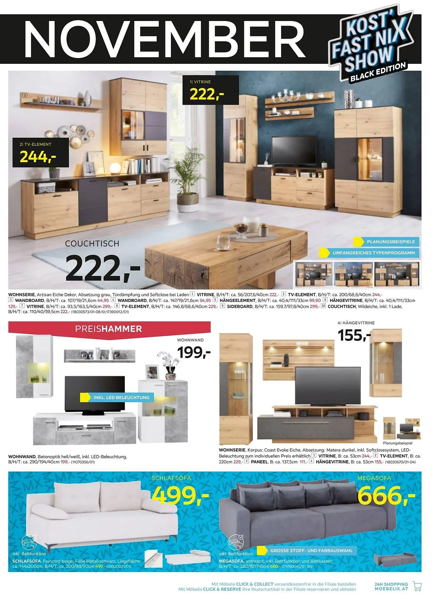 Möbelix Flugblatt von 25. November bis 4. Dezember 2024 - Flugblätt seite 13