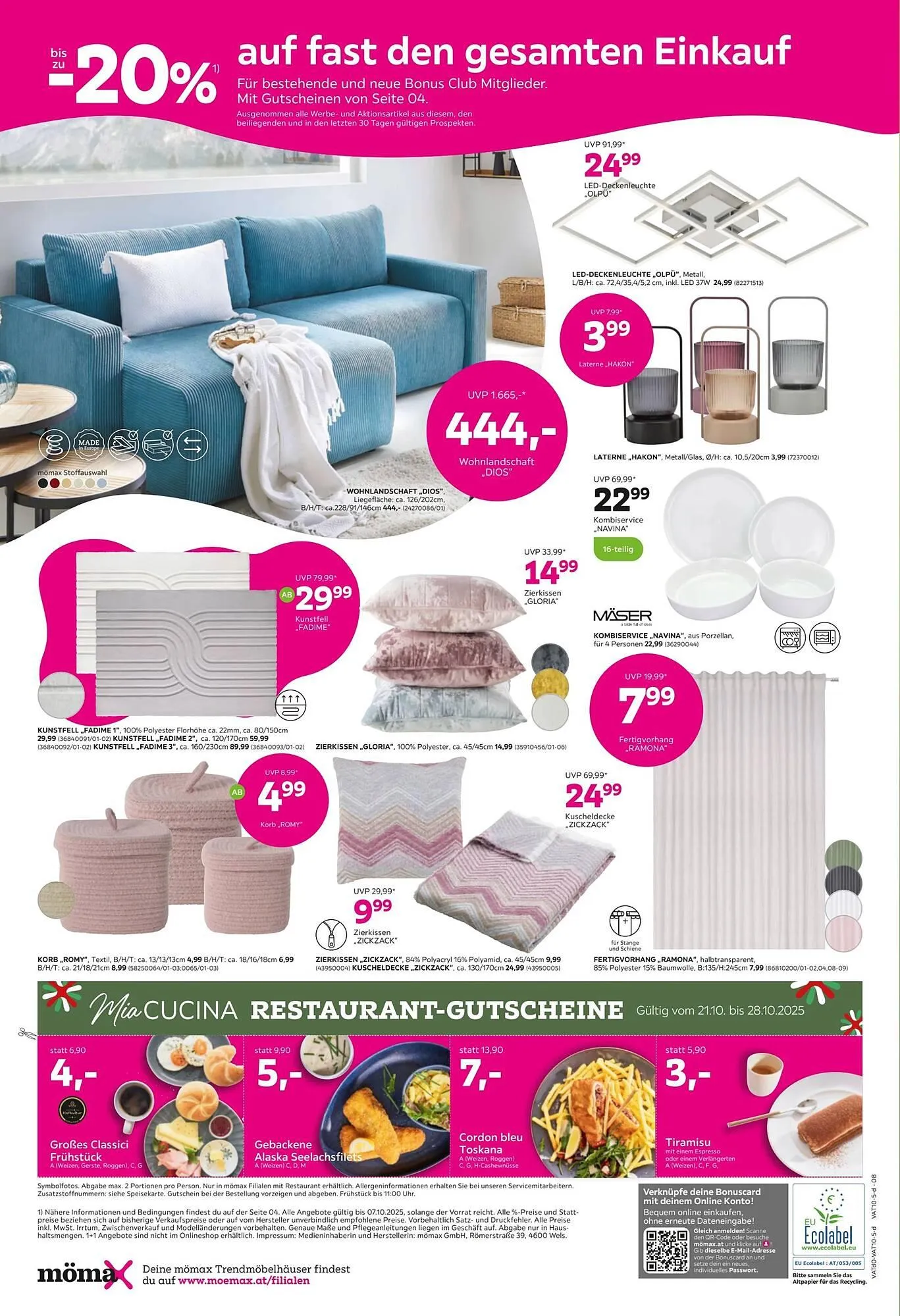Mömax Flugblatt von 21. Oktober bis 28. Oktober 2025 - Flugblätt seite  8